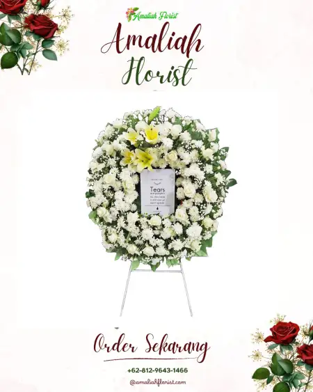 Krans Bunga Duka Wih Pesam